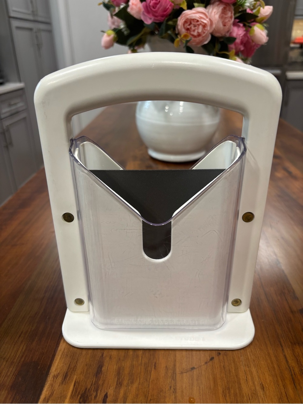 Larien Bagel Biter - The Original Guillotine Bagel Slicer Cutter - Made in USA